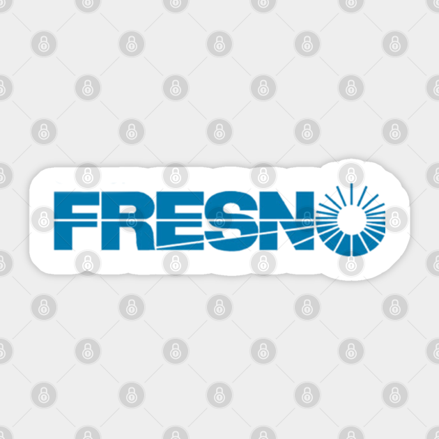 Fresno Logo Fresno Sticker TeePublic